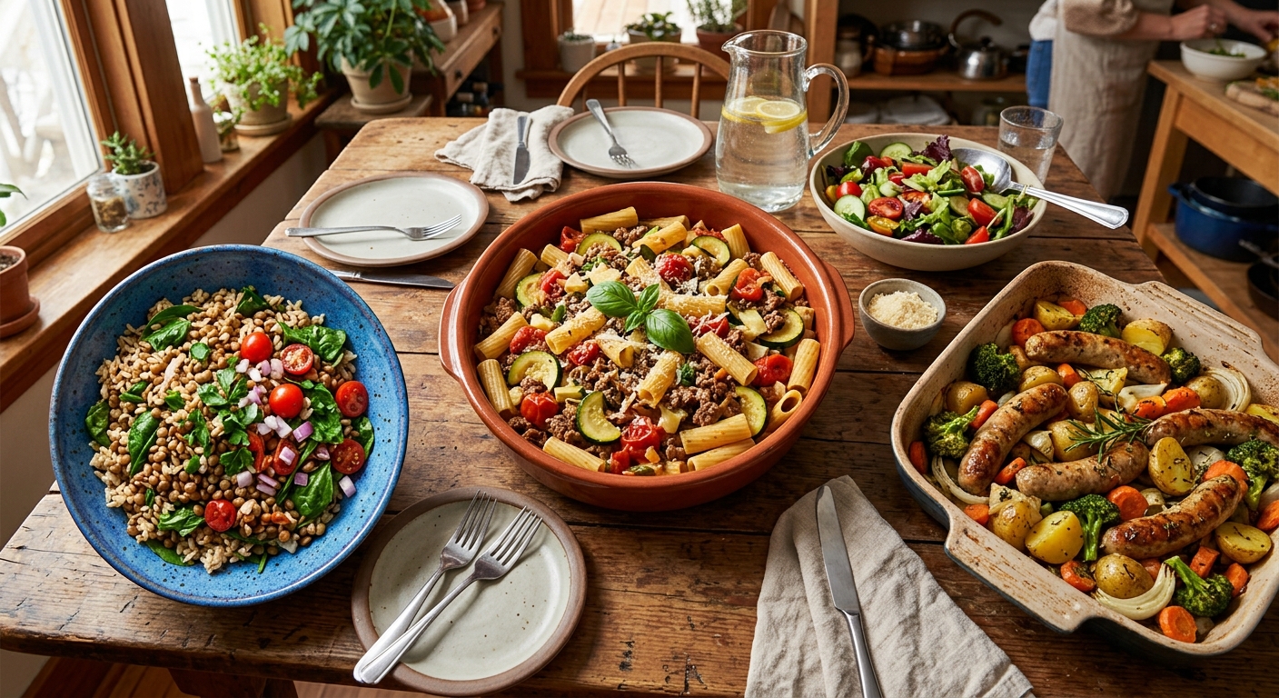 One-Pot Beef & Zucchini Pasta